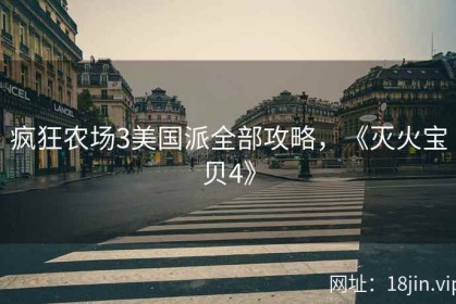 疯狂农场3美国派全部攻略，《灭火宝贝4》