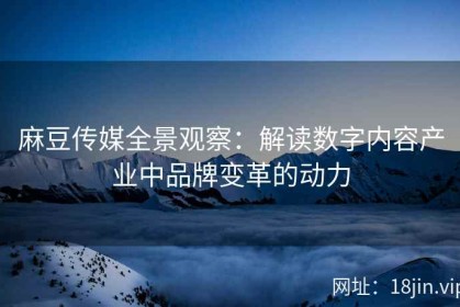 麻豆传媒全景观察：解读数字内容产业中品牌变革的动力