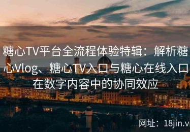 糖心TV平台全流程体验特辑：解析糖心Vlog、糖心TV入口与糖心在线入口在数字内容中的协同效应
