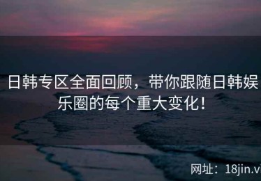 日韩专区全面回顾，带你跟随日韩娱乐圈的每个重大变化！