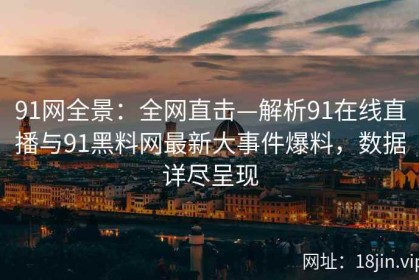 91网全景：全网直击—解析91在线直播与91黑料网最新大事件爆料，数据详尽呈现