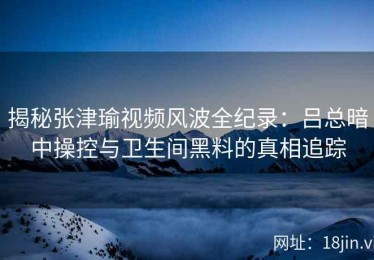 揭秘张津瑜视频风波全纪录：吕总暗中操控与卫生间黑料的真相追踪