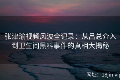 张津瑜视频风波全记录：从吕总介入到卫生间黑料事件的真相大揭秘