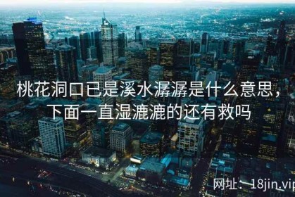 桃花洞口已是溪水潺潺是什么意思，下面一直湿漉漉的还有救吗