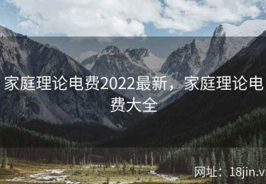 家庭理论电费2022最新，家庭理论电费大全