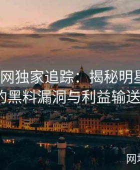 《黑料网独家追踪：揭秘明星商业合作中的黑料漏洞与利益输送真相》