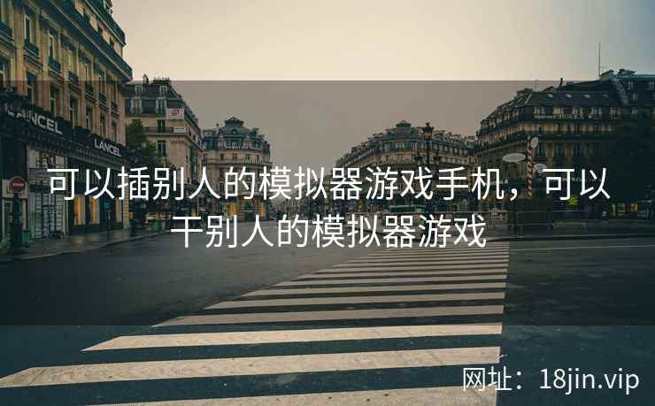 可以插别人的模拟器游戏手机，可以干别人的模拟器游戏