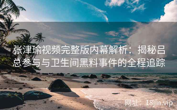 张津瑜视频完整版内幕解析：揭秘吕总参与与卫生间黑料事件的全程追踪